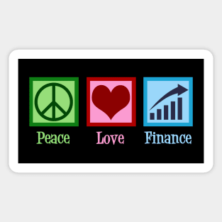 Peace Love Finance Sticker